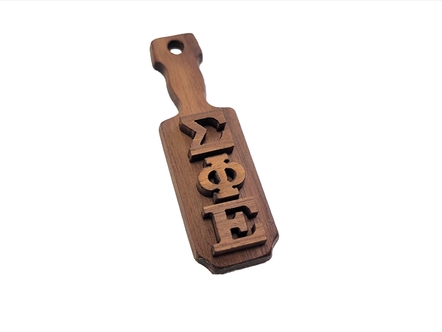 Sigma Phi Epsilon Wooden Keychain