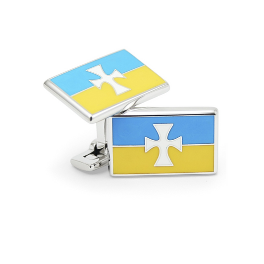 Sigma Chi Flag Cufflink