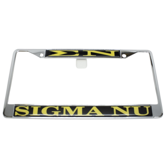 Sigma Nu License Plate Frame