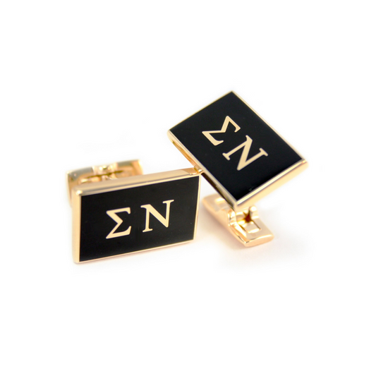 Sigma Nu Flag Cufflink