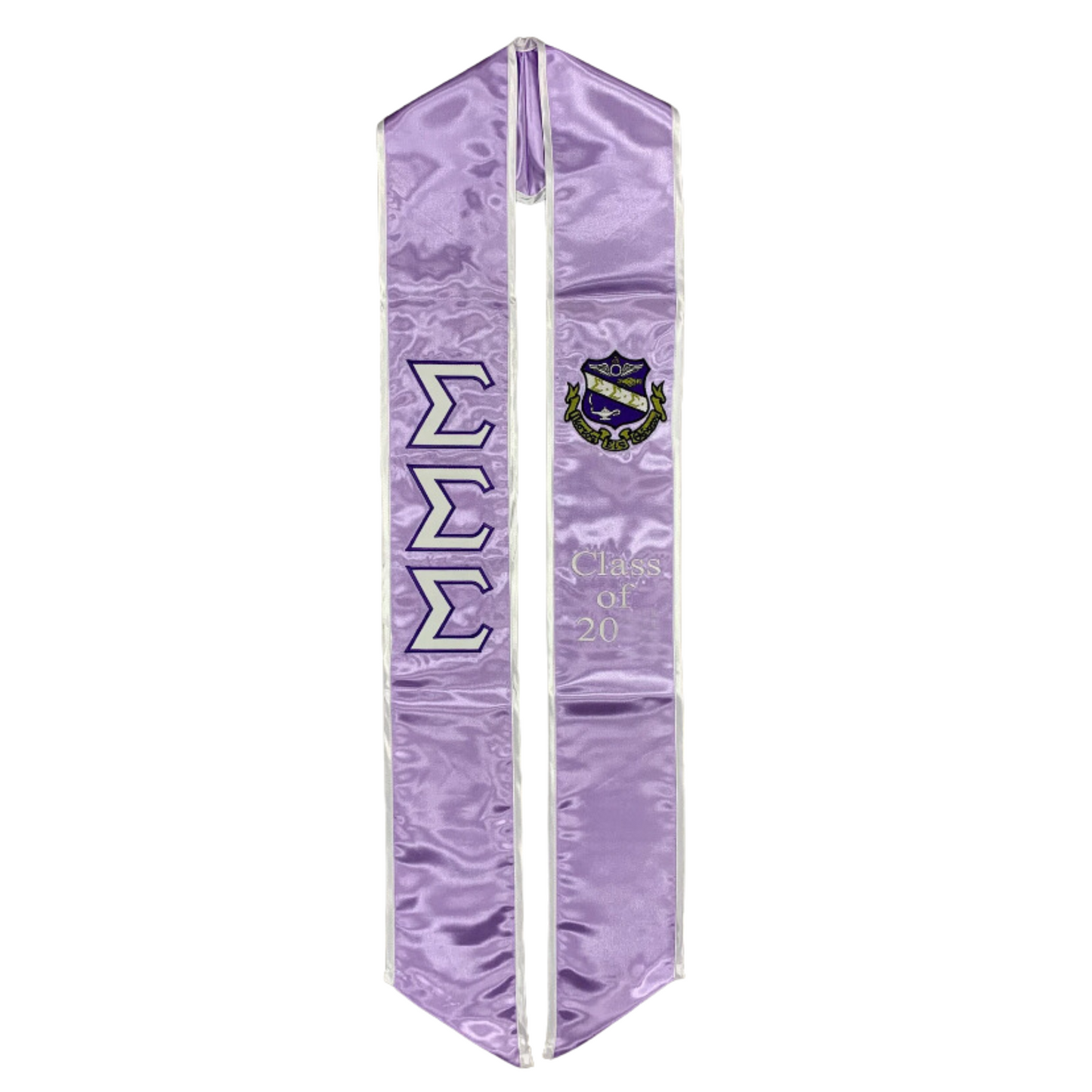 Sigma Sigma Sigma Graduation Stole / Sash