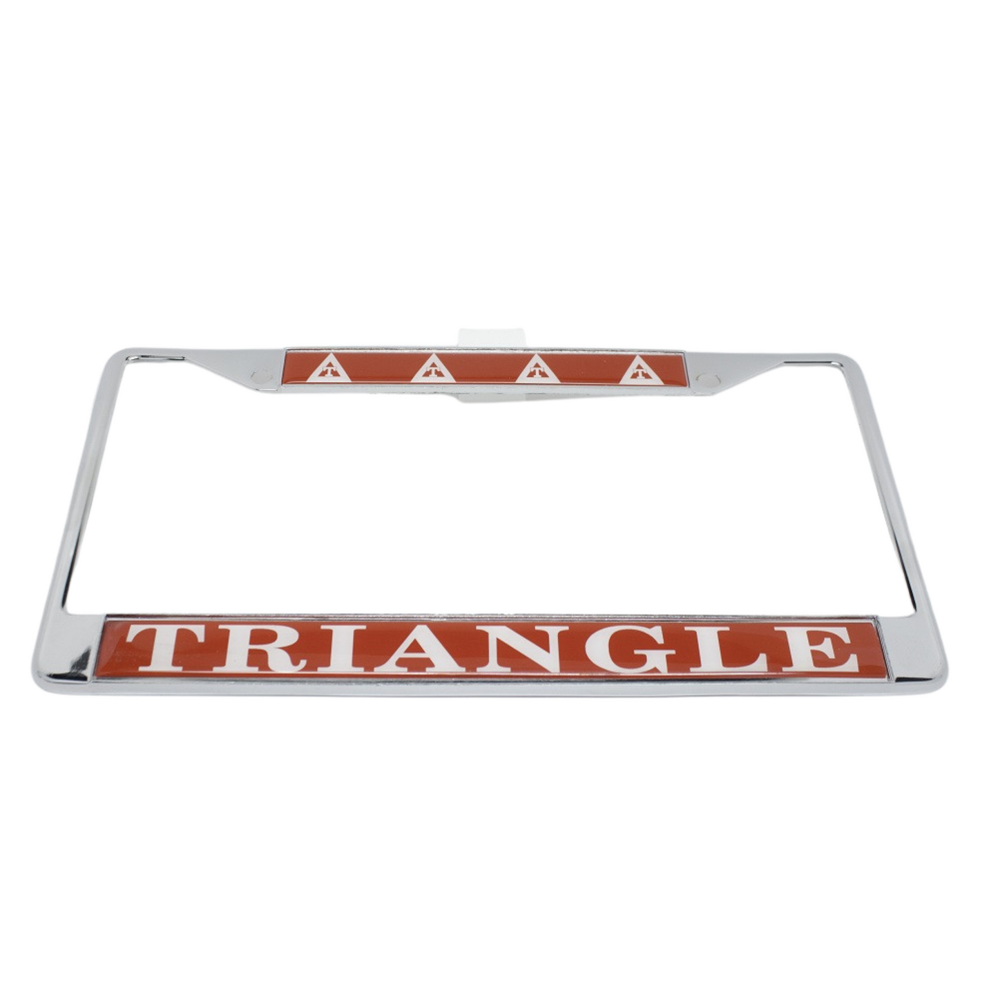 Triangle License Plate Frame