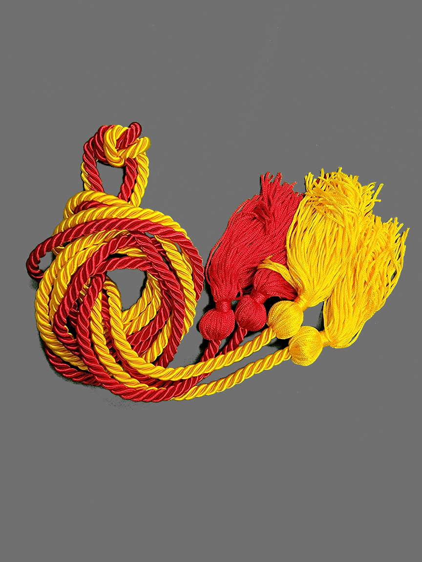 Graduation Cord / Honor Cords Single Red and Gold