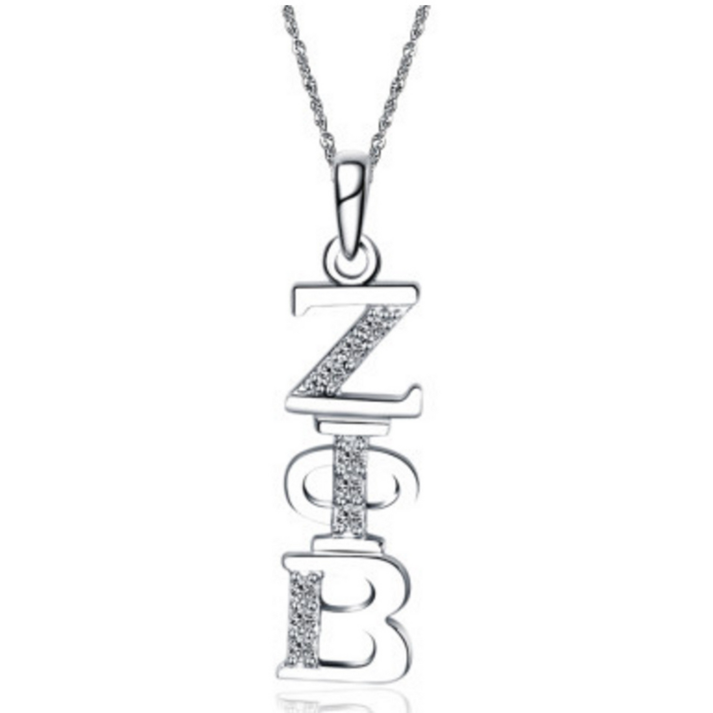 Zeta Phi Beta Vertical (TY001) Pendant