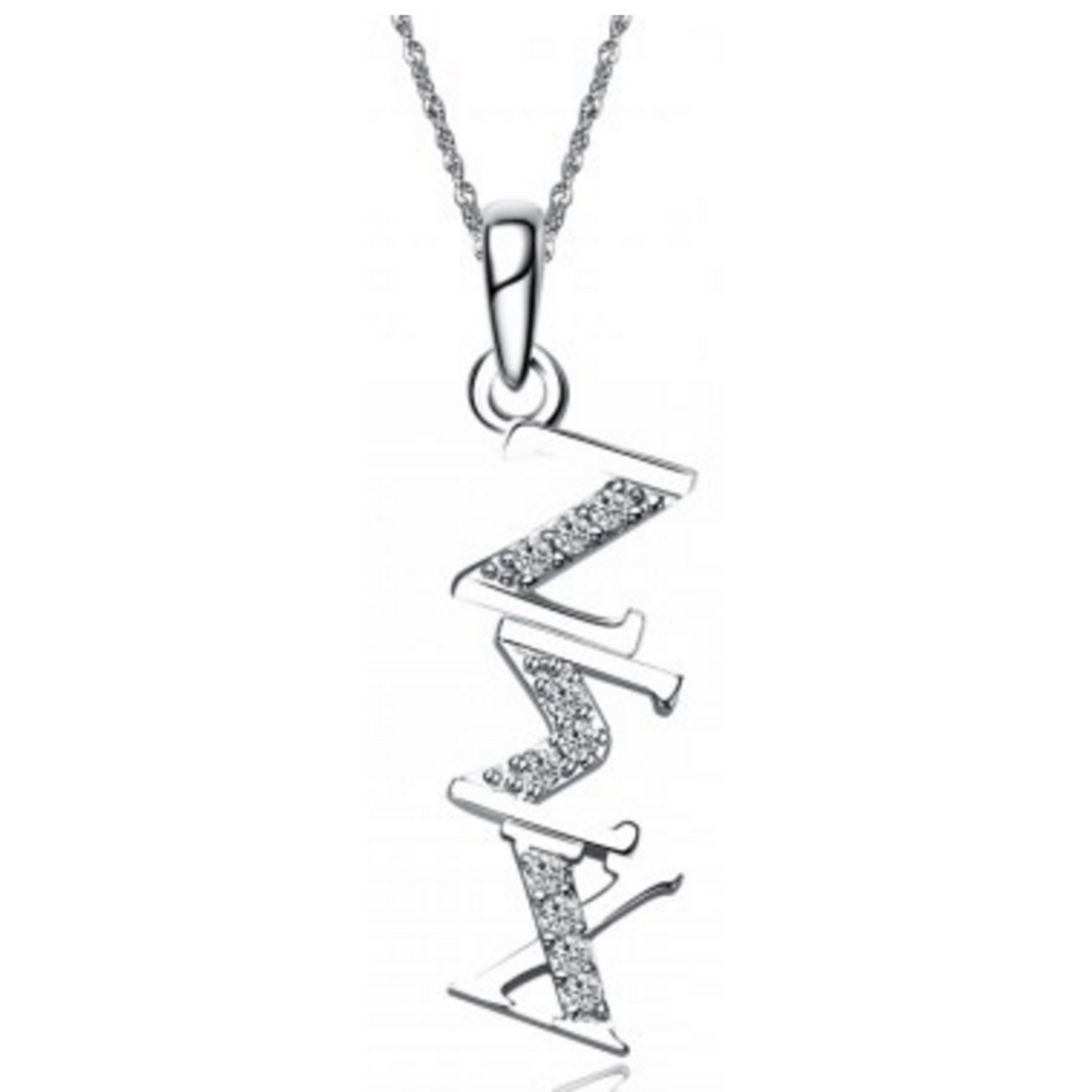 Zeta Sigma Chi Diagonal (TY002) Pendant