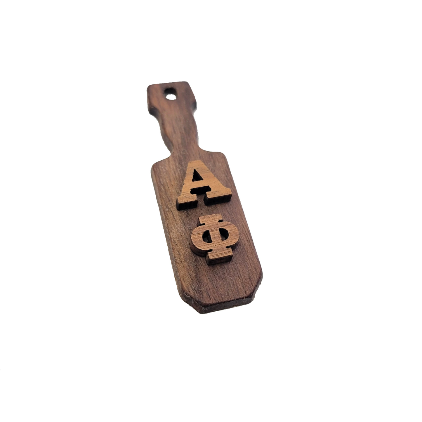 Alpha Phi Wooden Keychain