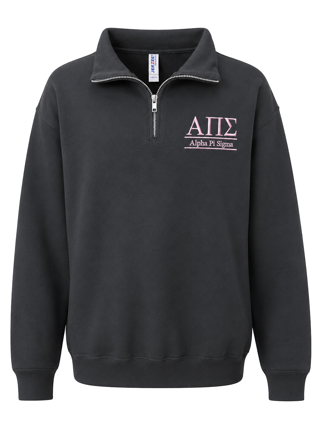 Alpha Pi Sigma Embroidered Quarter-Zip Pullover