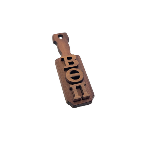 Beta Theta Pi Wooden Keychain