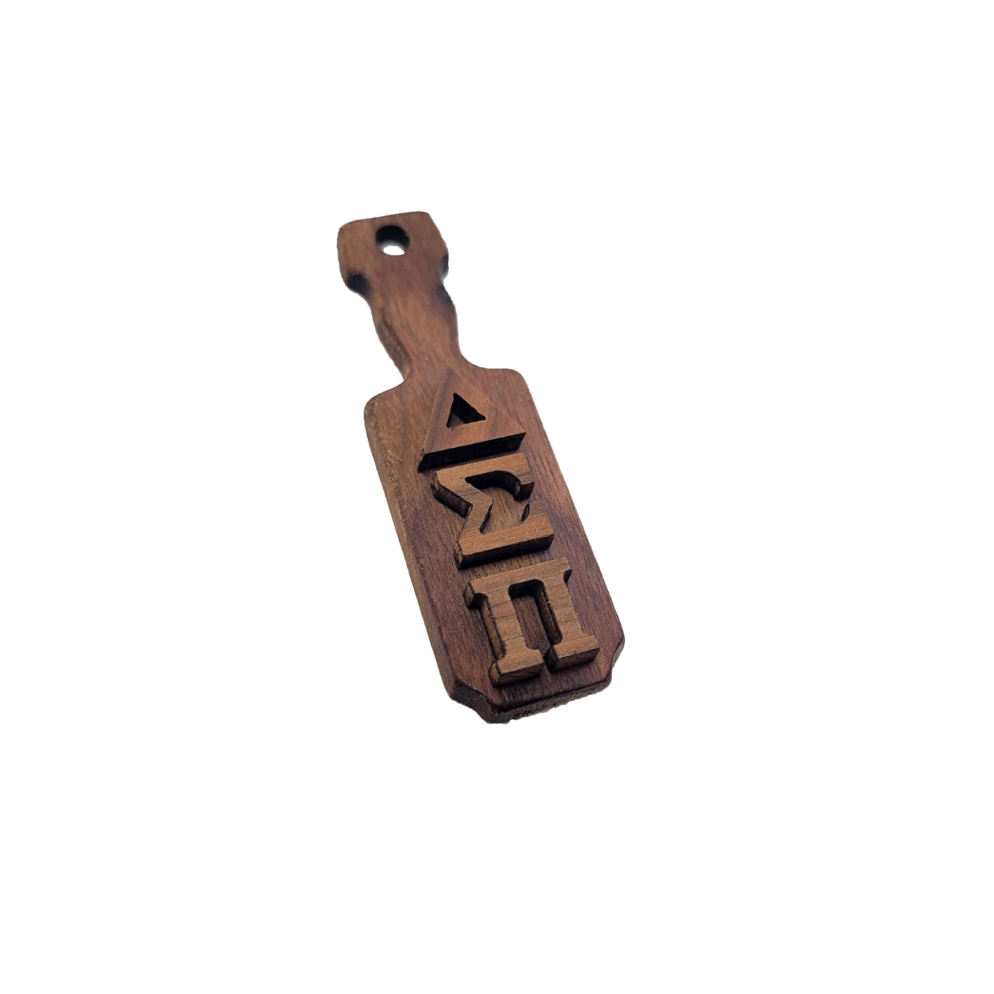 Delta Sigma Pi Wooden Keychain