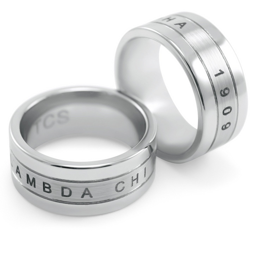 Lambda Chi Alpha Tungsten Ring