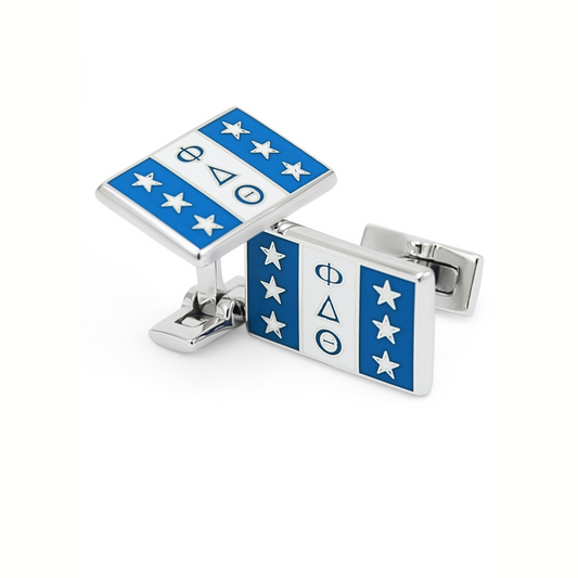 Phi Delta Theta Flag Cufflink