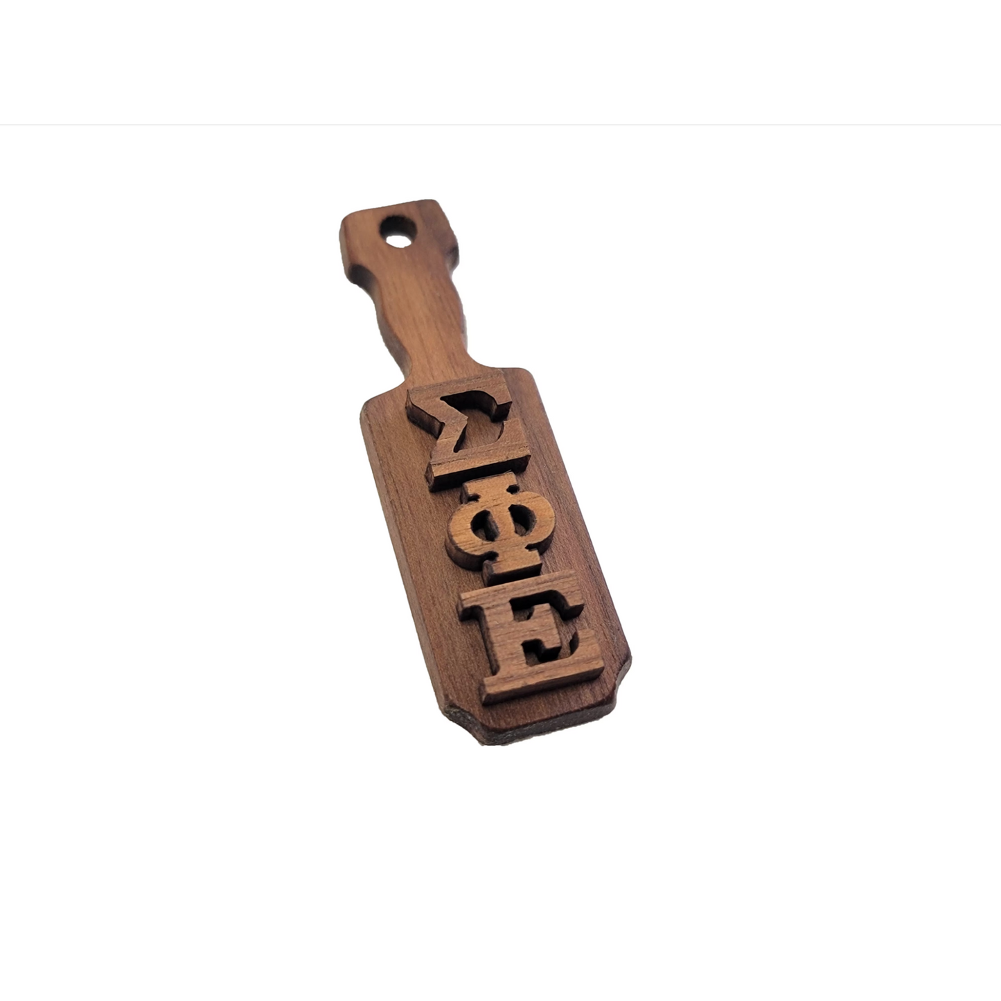 Sigma Phi Epsilon Wooden Keychain