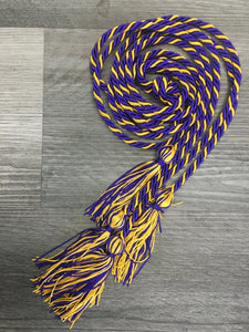 Purple and Gold Intertwined Cords