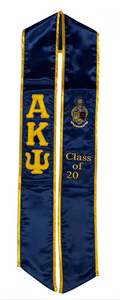 Alpha Kappa Psi Graduation Stole / Sash