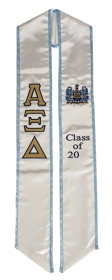 Alpha Xi Delta | Graduation Stole / Sash