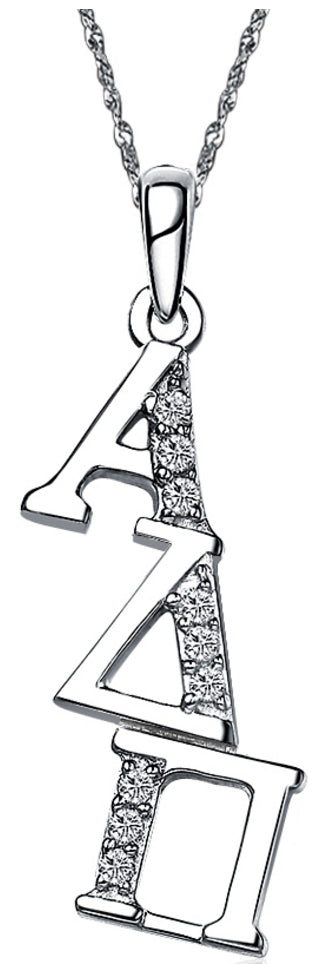Alpha Delta Pi Diagonal (TY002) Pendant