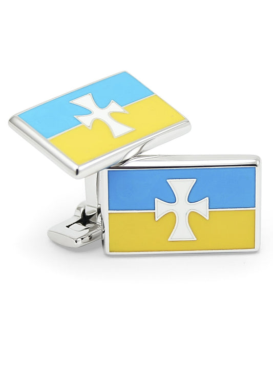 Sigma Chi Flag Cufflink