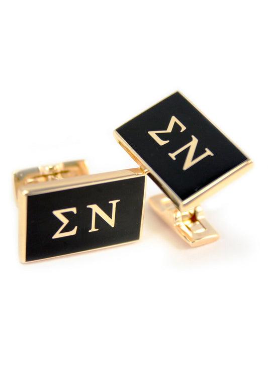 Sigma Nu Flag Cufflink