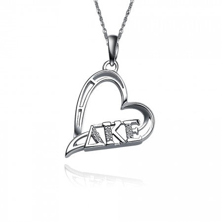 Delta Kappa Epsilon Heart Pendant