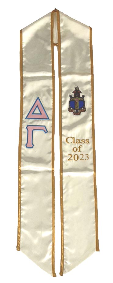 thumbnail image 2 of Delta Gamma Sorority Graduation Stole - The Sash Company 2 of 10