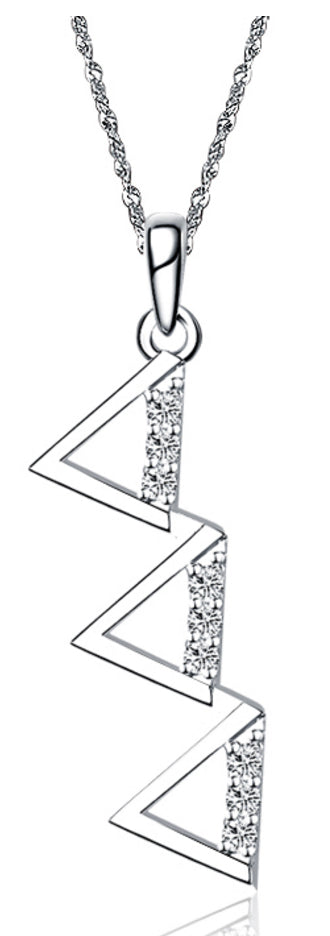 Delta Delta Delta Diagonal (TY002) Pendant