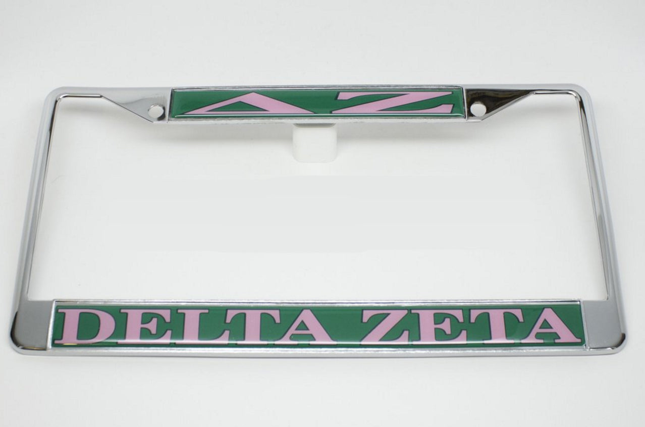 Delta Zeta License Plate Frame