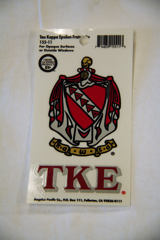 Tau Kappa Epsilon Decal Sticker