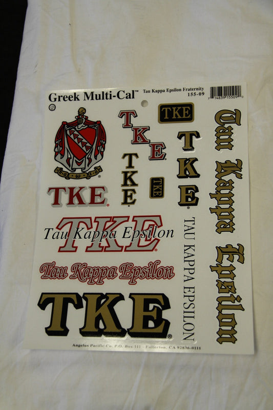 Tau Kappa Epsilon Multi-Cal Sheet