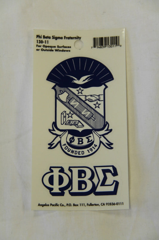 Phi Beta Sigma Decal Sticker