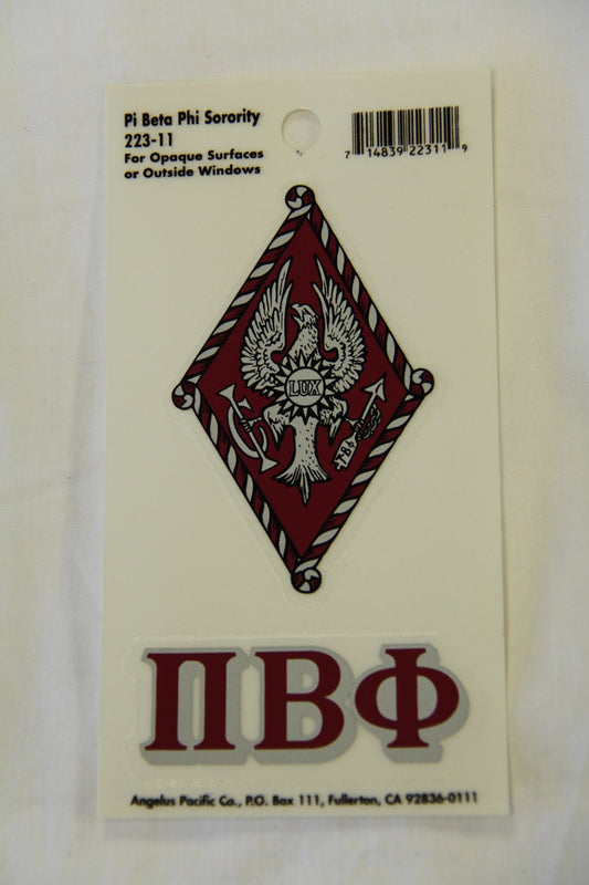 Pi Beta Phi Decal Sticker