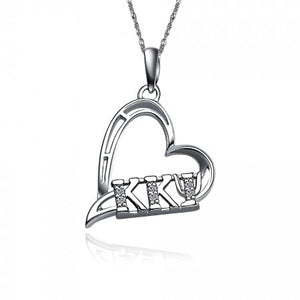 Kappa Kappa Psi Heart Pendant