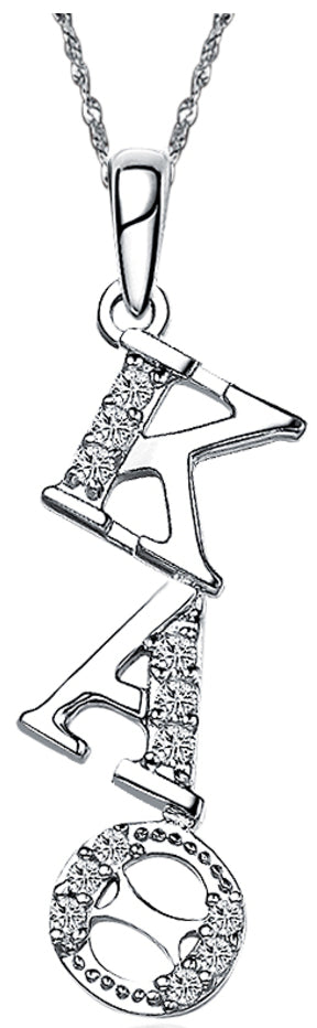 Kappa Alpha Theta Diagonal (TY002) Pendant