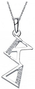 Kappa Delta Diagonal (TY002) Pendant