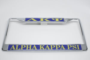 Alpha Kappa Psi License Plate Frame