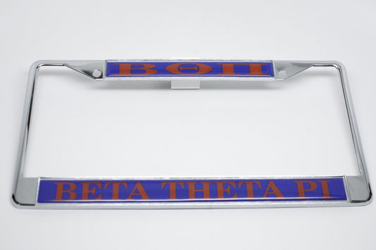 Beta Theta Pi License Plate Frame