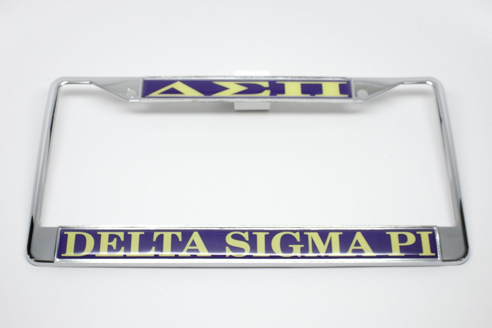 Delta Sigma Pi License Plate Frame