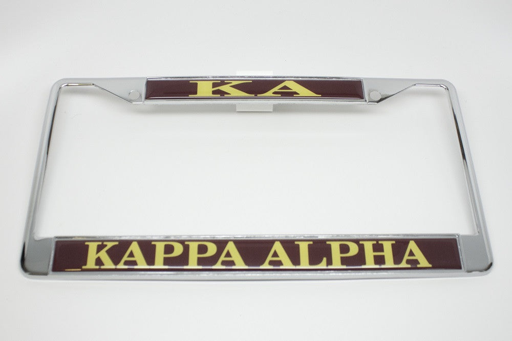 Kappa Alpha License Plate Frame