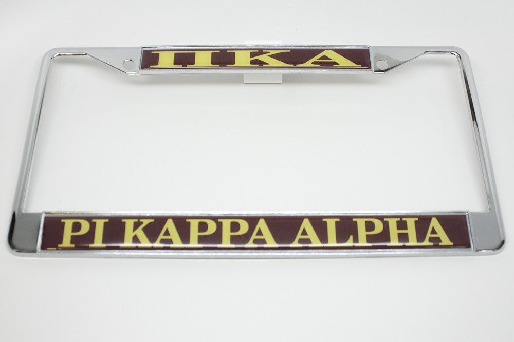 Pi Kappa Alpha License Plate Frame