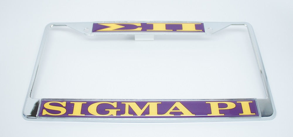 Sigma Pi License Plate Frame