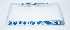 Theta Xi License Plate Frame