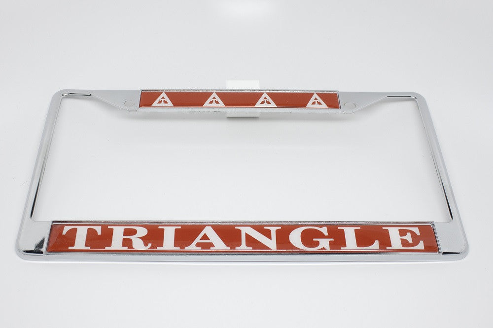 Triangle License Plate Frame