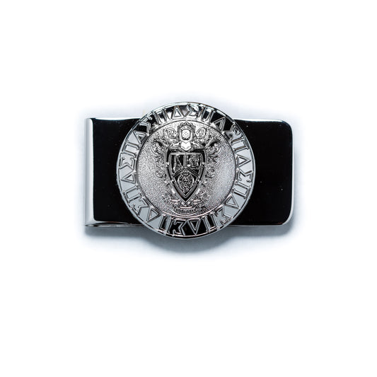 Delta Sigma Pi Coat of Arms Money Clip