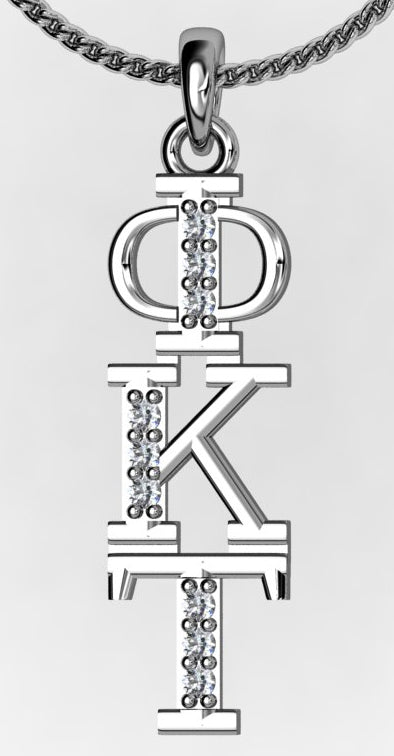 Phi Kappa Tau Vertical (TY001) Pendant