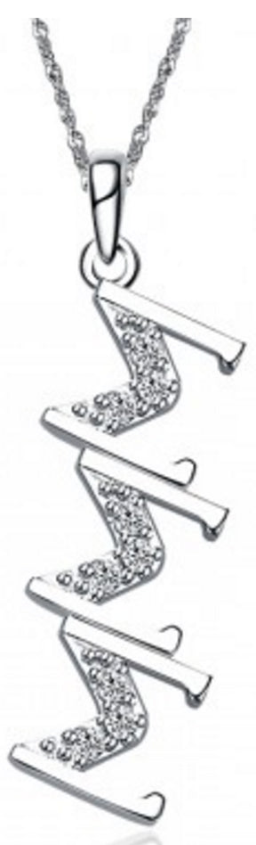 Sigma Sigma Sigma Diagonal (TY002) Pendant