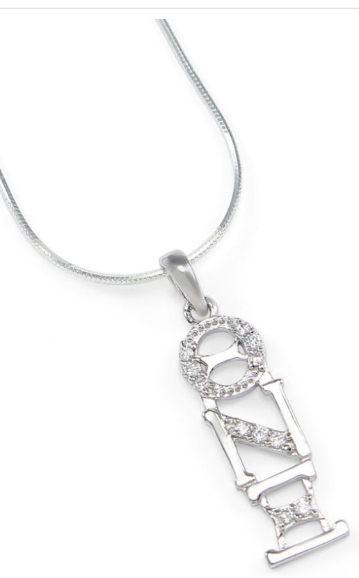 Theta Nu Xi Vertical (TY001) Pendant